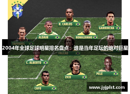 2004年全球足球明星排名盘点：谁是当年足坛的绝对巨星